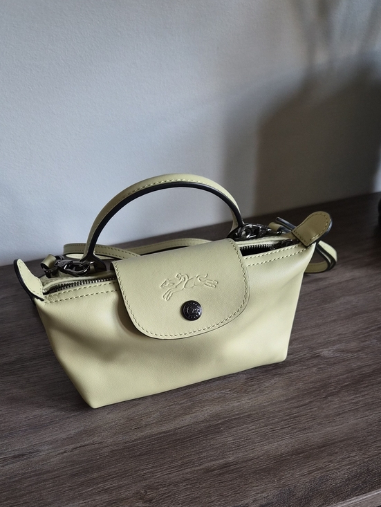 Longchamp Handbags - Longchamp Le Pliage Mini Top-Handle Bag in Color Pistachio.